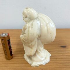［彫刻］布袋様 置物 縁起物 開運 H9.5cmの画像