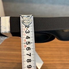 【新品未使用】ナイロンベルト ロープ ヒモ　ブラック 黒 幅30mmの画像