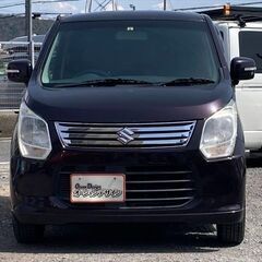 【自社ローン】★保証人なし★全国対応★ワゴンR FXリミテッド★パープル★プッシュスタート★車検R7/9の画像
