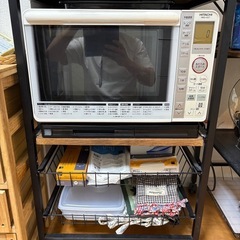 【0円】HITACHI 加熱水蒸気オーブンレンジ お譲りいたします（引越し整理のため）の画像