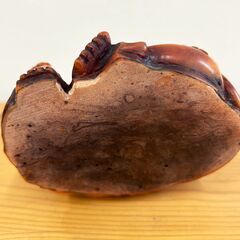 ［天然石］ 布袋様 七福神 彫刻 置物 縁起物 開運 H12cmの画像