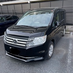 ⚠︎︎最終⚠︎個人売買,ステップワゴン,72万円,2014年式,74000キロ,車検2025/6,黒,片側自動スライド,目立つキズや修復歴なし,の画像