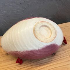 志氏野　花器　花瓶　陶器　幅23.5cm奥行13cmの画像