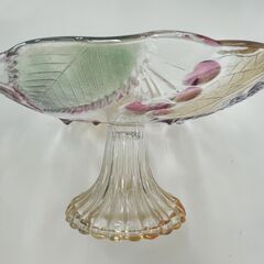 ［ガラス］フルーツ柄 フルーツ皿 ガラスデザート皿の画像