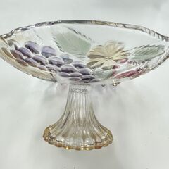 ［ガラス］フルーツ柄 フルーツ皿 ガラスデザート皿の画像