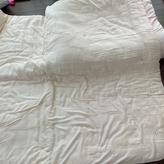 （処分済み）掛け布団　和風　小さなシミありの画像