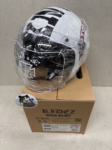 ?【バイク用品】新品ヘルメットRIDEZ KNUCKLE HEAD BULL2 (57-60cm)【バイクパーツ高価買取アールワン田川