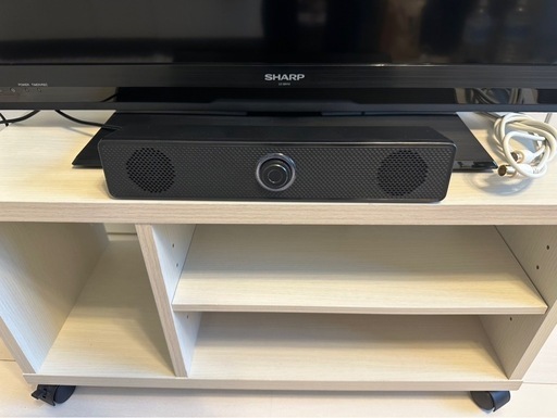 「値下げ交渉可」テレビ台・スピーカー付き【美品】32型AQUOS液晶テレビ