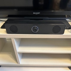 「値下げ交渉可」テレビ台・スピーカー付き【美品】32型AQUOS液晶テレビの画像