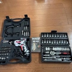 お譲り先が決まりました！クロマツ　電動ドライバーセット　欠品あり...