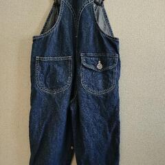 80cm ミキハウス　オーバーオールの画像