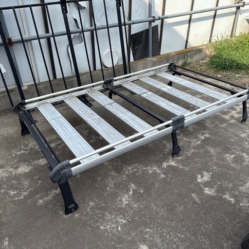 ◼️軽バンハイルーフ用　ルーフキャリア作業車に！