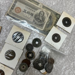古銭　昔のお金パッケージ入りの画像