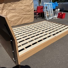美原店　B セミダブルベッド　ベッド　寝具の画像