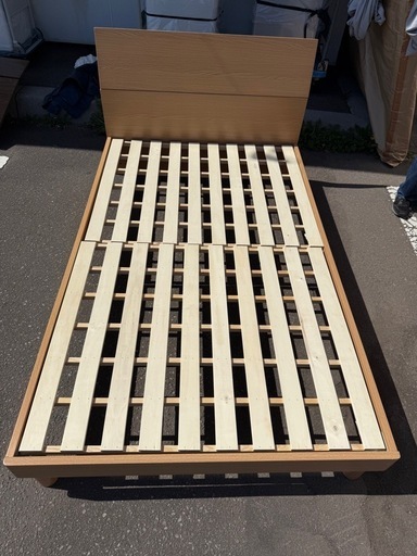 美原店　B セミダブルベッド　ベッド　寝具