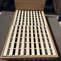 美原店　B セミダブルベッド　ベッド　寝具の画像
