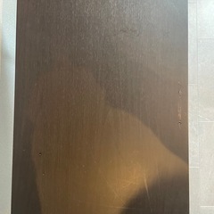 ワンコイン　NITORI  折り畳みテーブル　ニトリ　ダークブラウン パソコンデスクの画像