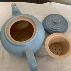 ル・クルーゼ　ポット　ブルー　急須の画像
