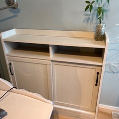 カウンター下収納　薄型キャビネット