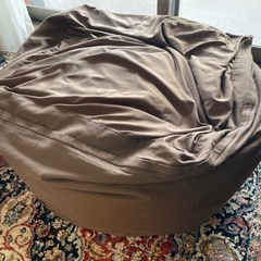 大きなビーズクッション2個セットの画像