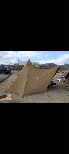 WAQ テント ベージュ 収納バッグ付き