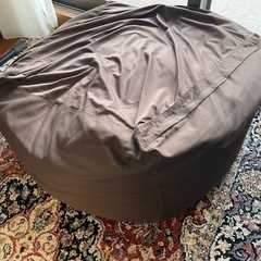 大きなビーズクッション2個セットの画像