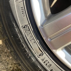 軽のスタッドレスタイヤ155/65/R14一部難有りの画像