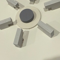 スリーコインズ　おままごと ガスコンロ 木製 キッチンの画像