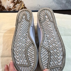 NIKE レディース　スニーカー　白　厚底　23.5センチの画像