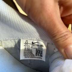 NIKE レディース　スニーカー　白　厚底　23.5センチの画像