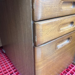 木製学習机と椅子セット（お引き取り限定）の画像