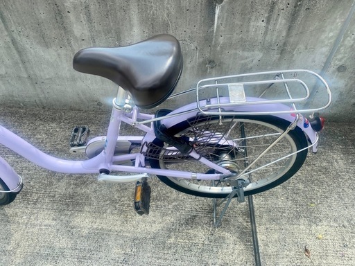 ブリジストン アルミーユ 22インチ 中古 自転車 ラベンダー 3段変速 ブリジストン アルミーユ 22インチ 中古 自転車 ラベンダー 3段変速