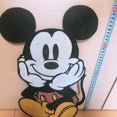 オーダーメイドのハンドメイド　ミッキー　玄関前などのオブジェにの画像