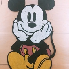 オーダーメイドのハンドメイド　ミッキー　玄関前などのオブジェにの画像