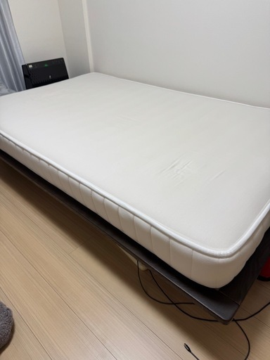 セミダブル　マットレス&ベッドフレーム（無印）