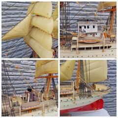 値下げ可 海王丸 1/150 日本 帆船 船 模型 の画像