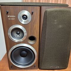 値下げ　SANSUI　のシステムコンポのスピーカー2台1組です。の画像