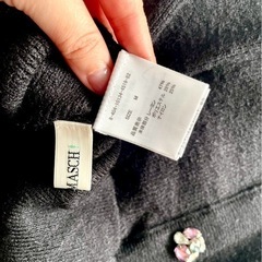 MISCH MASCH 黒ニット ロンティ クロ ミッシュマッシュ　キラキラの画像