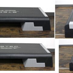≪ZS338-⑤ジ≫Reebok/リーボック エクササイズ用ステップ台 踏み台昇降 ステッパー 高さ調節可能/高さ約15cm/20cm/25cm 現状品の画像