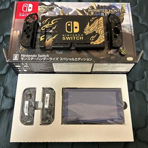 Nintendo Switch 箱あり 付属品あり モンハンライズ付き モンハンライズ」仕様のSwitch本体セットが本日発売！ メイン