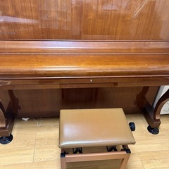  【売約済】象牙鍵盤アップライトピアノの画像