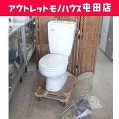 モデルハウス展示品 TOTO トイレ便器 CS370 タンク SS370BNKL #NW1 排水芯200mm 寒冷地/床排水仕様 便座 止水栓付き 札幌市 屯田店の画像
