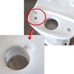モデルハウス展示品 TOTO トイレ便器 CS370 タンク SS370BNKL #NW1 排水芯200mm 寒冷地/床排水仕様 便座 止水栓付き 札幌市 屯田店の画像