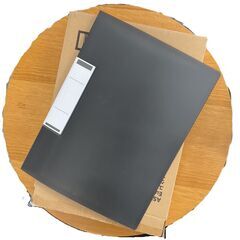 【まとめ買い】 クリアファイル 10冊入り 固定式 12P クリアブラックの画像