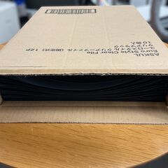 【まとめ買い】 クリアファイル 10冊入り 固定式 12P クリアブラックの画像