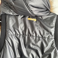 adidas ベスト 金黒 00′s Y2K ビンテージ ファー付きの画像