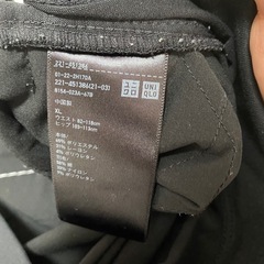 UNIQLO マタニティパンツ 紺色 XLサイズの画像