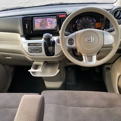 ②平成27年　ホンダ　N-WGN 4WD 自動ブレーキ　ナビ　テレビ　バックカメラ　ETC 車検令和9年4月の画像