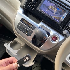 ②平成27年　ホンダ　N-WGN 4WD 自動ブレーキ　ナビ　テレビ　バックカメラ　ETC 車検令和9年4月の画像