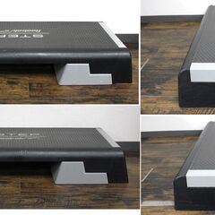 ≪ZS340-⑦ジ≫Reebok/リーボック エクササイズ用ステップ台 踏み台昇降 ステッパー 高さ調節可能/高さ約15cm/20cm/25cm 現状品の画像